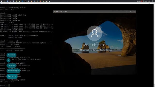Создание виртуальной машины Windows Server 2019 на KVM | VNC смотреть онлайн