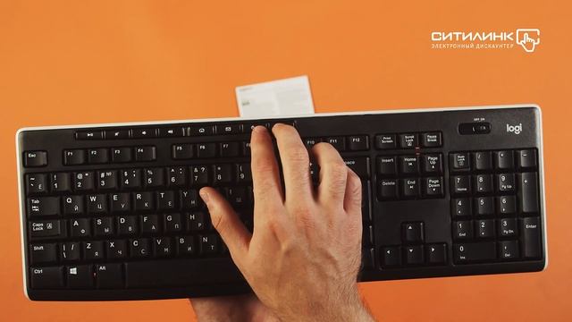 Обзор клавиатуры LOGITECH K270 | Ситилинк смотреть онлайн