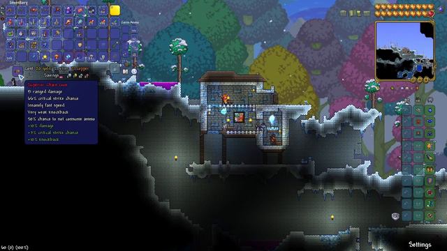 Terraria Master Mode Gunslinger - Homing Chain Gun смотреть онлайн