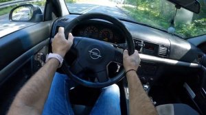 2002 Opel Vectra C [1.8 122HP] |0-100| POV Test Drive #1317 Joe Black