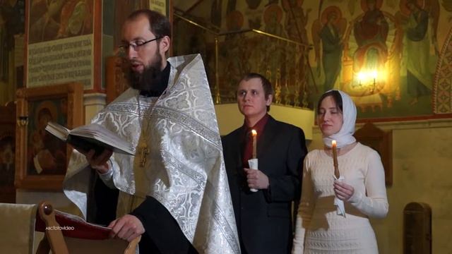 Таинство Венчания. Богородицерождественский храм. Королев. Abcfotovideo смотреть онлайн