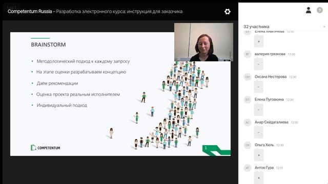 Вебинар Competentum. Разработка электронного курса: инструкция для заказчика смотреть онлайн