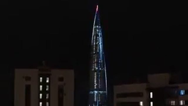 Lakhta - the tallest building in Europe The building became a huge rocket! смотреть онлайн