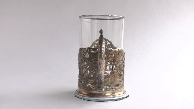 Подстаканник серебряный "Знаки Зодиака. Близнецы" www.alekseev-art.ru смотреть онлайн