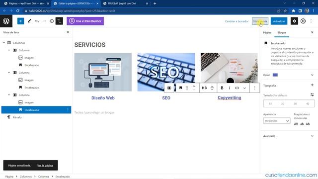 ??? Tutorial EDITOR GUTENBERG WordPress - 2023 - (Editor de bloques) EJEMPLO PRÁCTICO смотреть онлайн