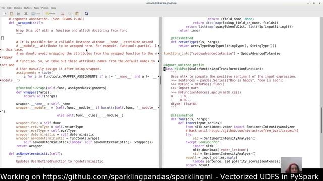 Working with Apache Spark's new Vectorized UDFs (from Apache Arrow) for Sparkling ML смотреть онлайн