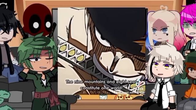 ☆My favorite characters react to.. part 2 ||Zoro||☆ смотреть онлайн