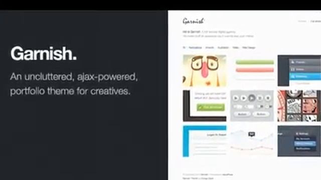 Garnish: Clean-Cut WordPress Portfolio Theme смотреть онлайн