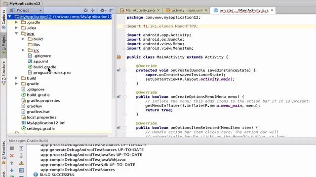 How to use NanoHttpd in Android Studio смотреть онлайн