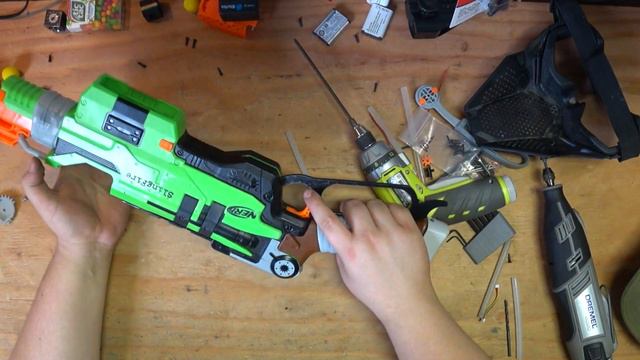 METAL SLINGFIRE PRIMING GEAR! Custom NERF 'Mare's Leg' Blaster Mod | Walcom S7 смотреть онлайн