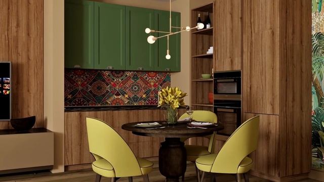 Зеленая кухня. ТОП 10 фото идей для дизайна кухни от фабрики Mobiform в 2021 году смотреть онлайн