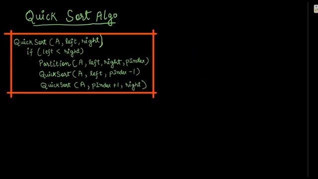 Quick Sort Algorithm | Sorting Algorithm | Partition Procedure смотреть онлайн