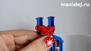 СЕРДЕЧКО из резинок на рогатке на карандаш Как сплести СЕРДЦЕ на День Святого Валентина