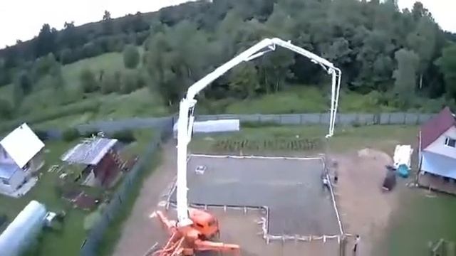 Власткол с квадрокоптера - заливка фундамента в Вологде смотреть онлайн