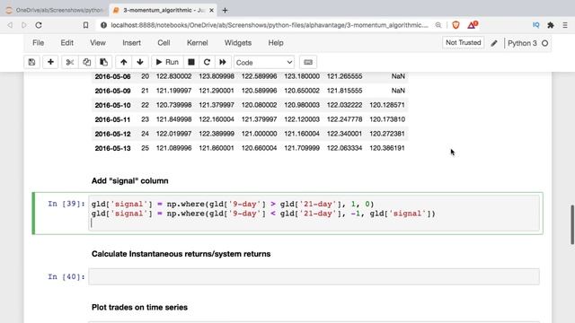 Introduction to Algorithmic Trading Using Python - How to Create & Test Trading Algorithm смотреть онлайн