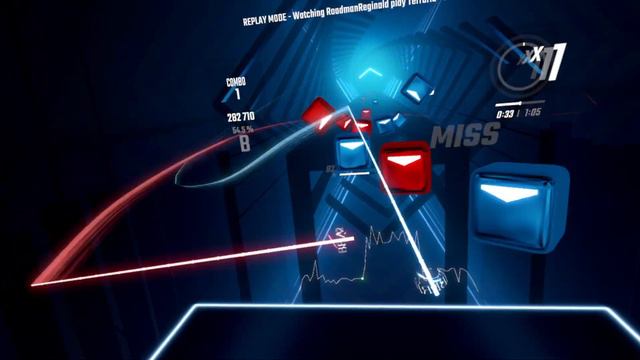 [Beat Saber] Terraria - Boss 1 [Water] 5th pass смотреть онлайн