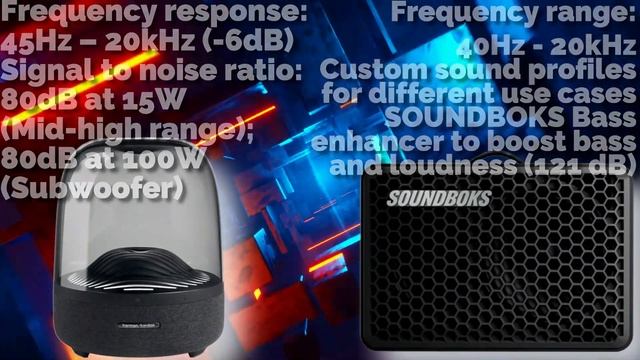 SOUNDBOKS GO VS HARMAN KARDON AURA STUDIO 3 | PORTABLE OR WIRED? | FULL SPECS COMPARISON 2022 смотреть онлайн