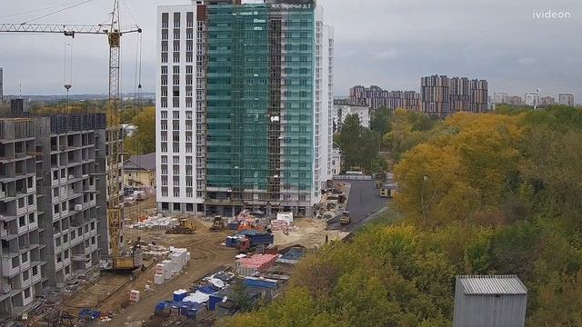 КБ-403А. Заливка бетона. Снятие и пере-монтаж опалубки смотреть онлайн