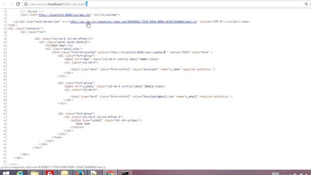 CRUD Example Edit Data in Laravel 5.3 With Validation and Bootstrap Part 1/3 смотреть онлайн