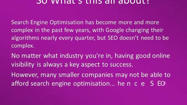 SEO Fifty - Your SEO only for £50.00 p/m смотреть онлайн