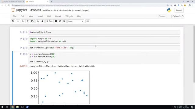 Python - Gráficos de dispersão (Scatter) смотреть онлайн