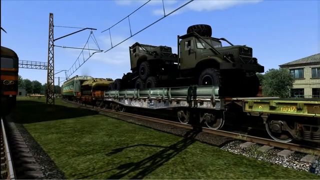 ВЛ8 + вагоны в RailWorks Train Simulator 2012 !!!! смотреть онлайн
