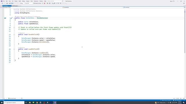 Data Persistence Between Scenes and Sessions in Unity- Short Version смотреть онлайн