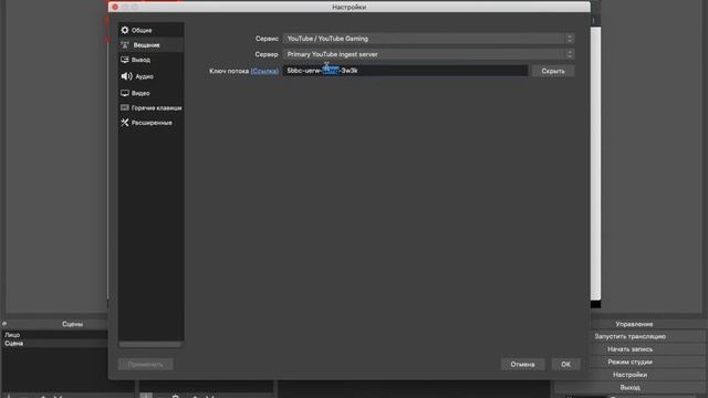 Скринкаст по работе с OBS
