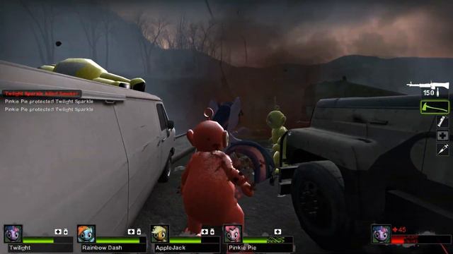 Twilight Sparkle Vs Teletubbies - Epic Battle - Left 4 dead 2 Gameplay (Left 4 Dead 2 Custom Mod) смотреть онлайн