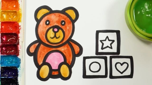 Рисуем фломастерами. Простой милый рисунок. Рисование для детей смотреть онлайн