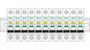 Наклейка для маркировки электрощита
