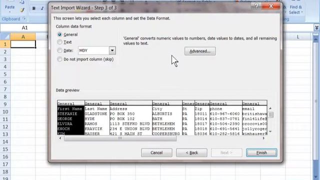 How to import text into Excel - importing text files and CSV files into Excel 2007 2010 2013 2016 смотреть онлайн
