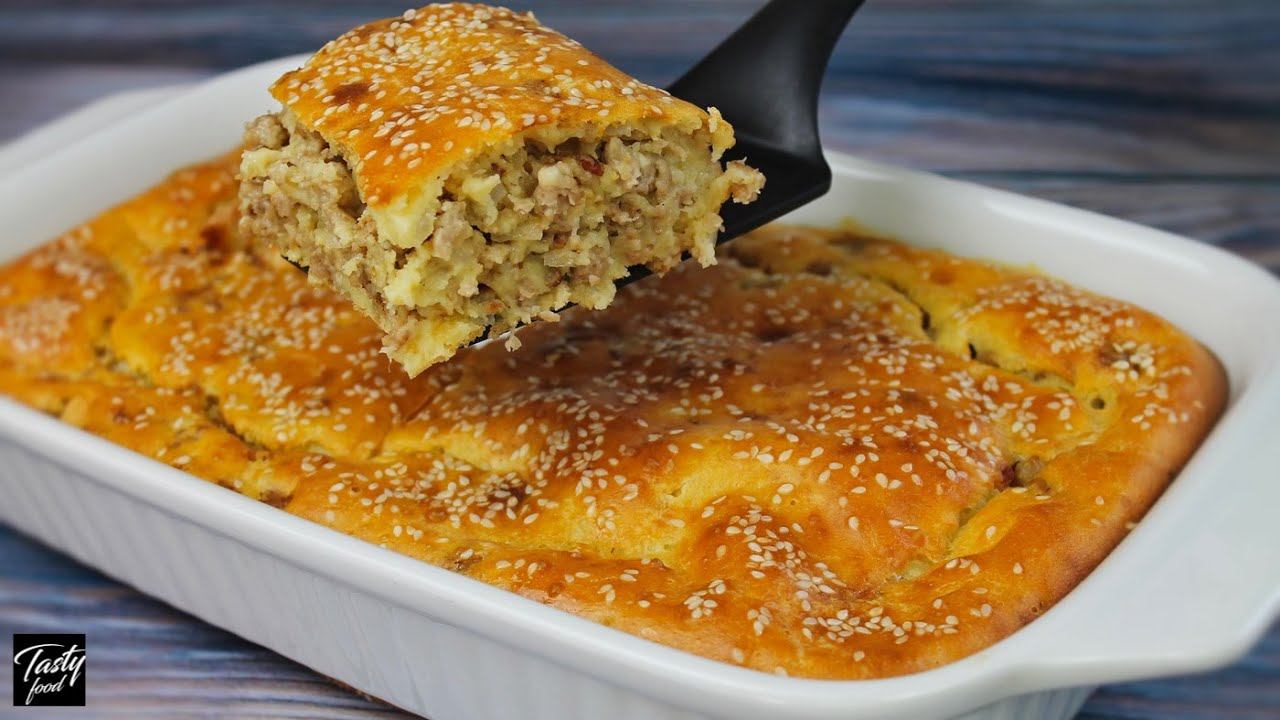 ЭТОТ ПИРОГ ПОЛУЧАЕТСЯ ВСЕГДА! ЗАЛИВНОЙ ПИРОГ С ФАРШЕМ! смотреть онлайн