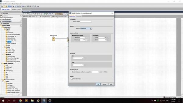 Analog input schematic for pt100/1000 in LOGO!