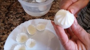 РОМАШКИ ИЗ ЯЙЦА. УКРАШЕНИЕ БЛЮД