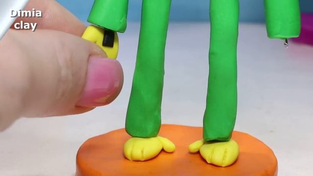 Making EVOLUTION OF PROTOTYPE 1006 with clay | Poppy Playtime chapter 3 | Dimia clay смотреть онлайн