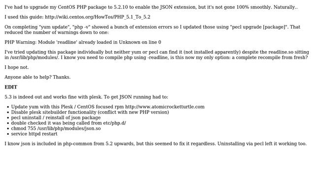 CentOS 5.6 - yum update php to 5.2.10 смотреть онлайн