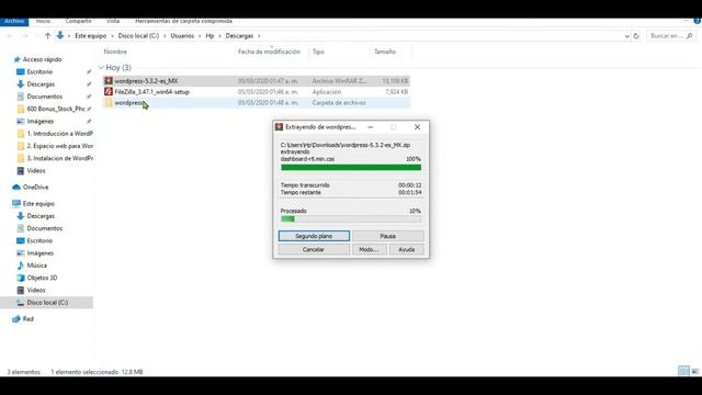 WordPress (Descarga y configurar filezilla FTP) смотреть онлайн