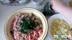 Домашние котлеты из свинины с кабачком