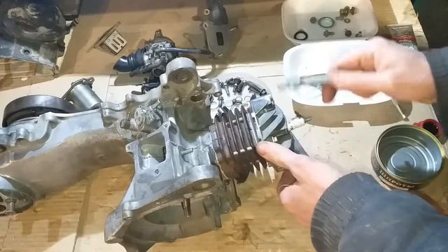 Сборка цпг и систем запуска honda dio смотреть онлайн