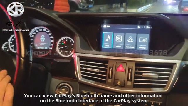 kSmart Box Wireless Carplay Installation for Mercedes-Benz E Class W212 2010 NTG4.0 OEM Microphone смотреть онлайн