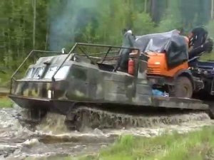 ДТ30 Витязь, работа в Сибирской тайге