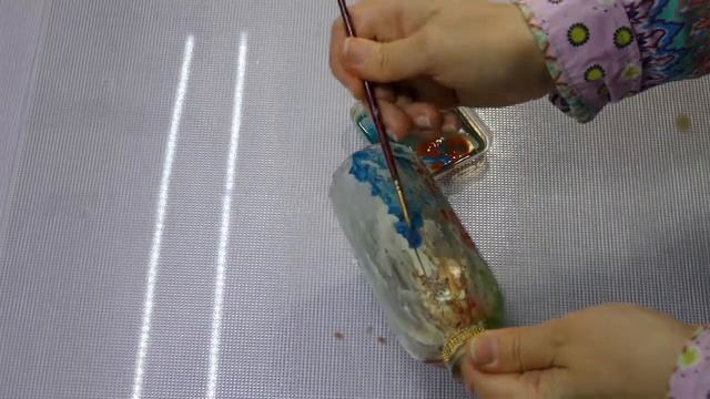 Декор бутылки в винтажном стиле/ Декорируем бутылек своими руками/DIY/ Glass botlle decoration смотреть онлайн