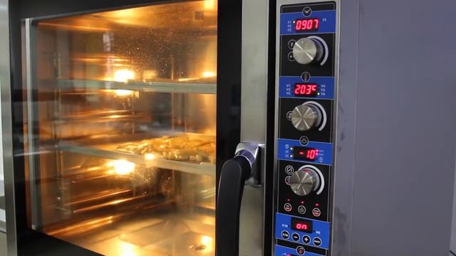 Процесс приготовления картофеля фри на пароконвектомате Piron PF9006D смотреть онлайн
