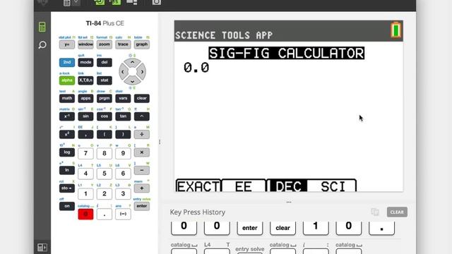 Using the Significant Figures tool in your Ti-84 calculator смотреть онлайн