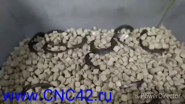 Галтовка колец из стали 65Г смотреть онлайн