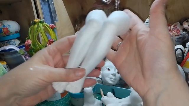 ч.16. кукла ручной работы. продолжение р боты над куклой. смотреть онлайн