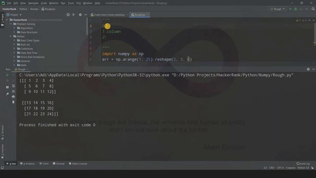SWAPAXES | ARRAY MANIPULATION | PYTHON NUMPY TUTORIAL смотреть онлайн