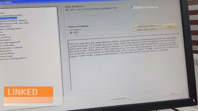 UEFI Boot Mode Secure Boot Mode Windows Booting Problems Dell Optiplex 9020 смотреть онлайн