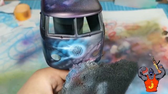 【scalemodel】Volkswagen Type 2 Car model 1/24 Model making （Airbrush Car Painting）part-5 смотреть онлайн